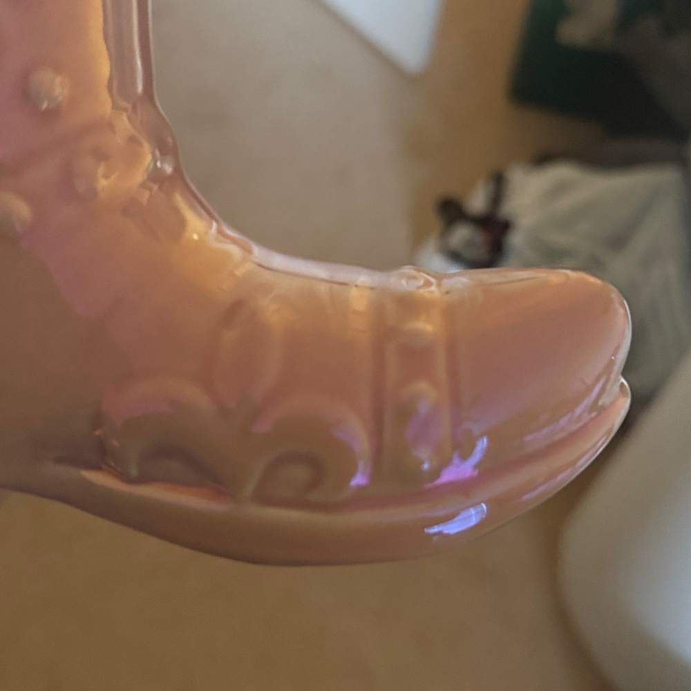 Jessica Simpson Pink Boot Candle Holder - Picture 6 of 9